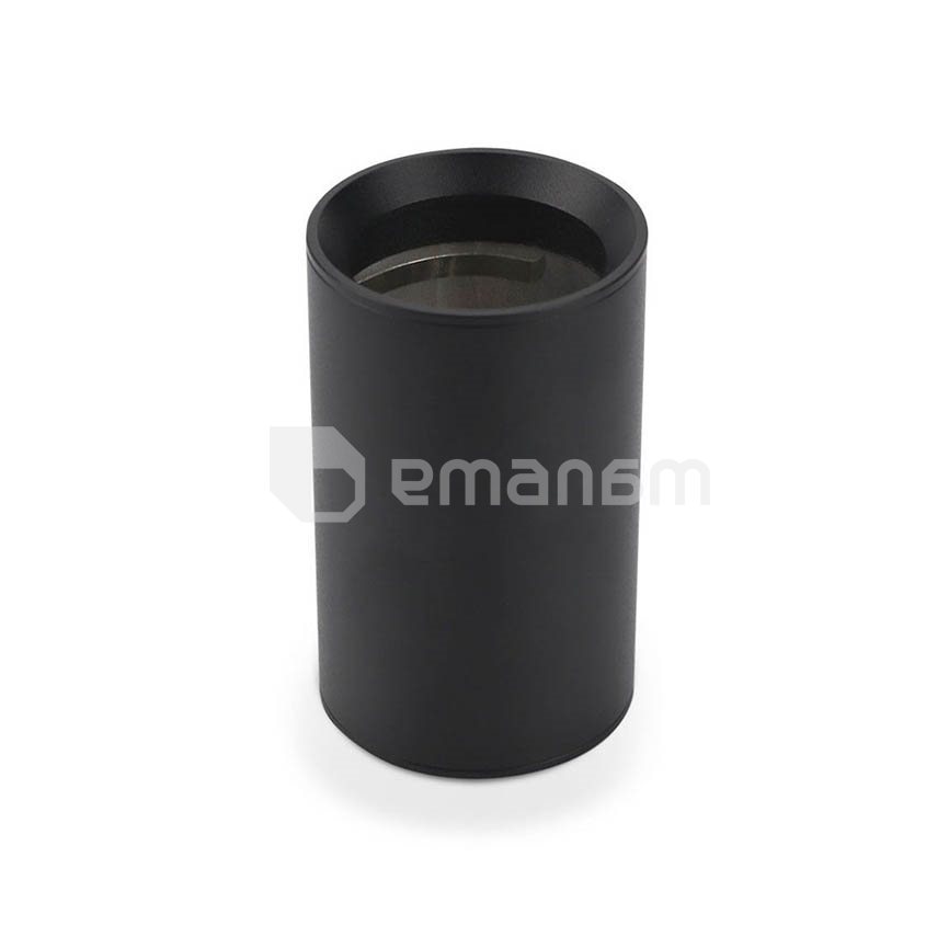 ჭერის განათება V-TAC მრგვალი შავი ფერი GU10 100მმ 8949