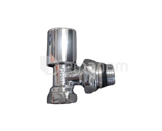 რადიატორის ვენტილი KAS Chrome მიწოდება 1/2"