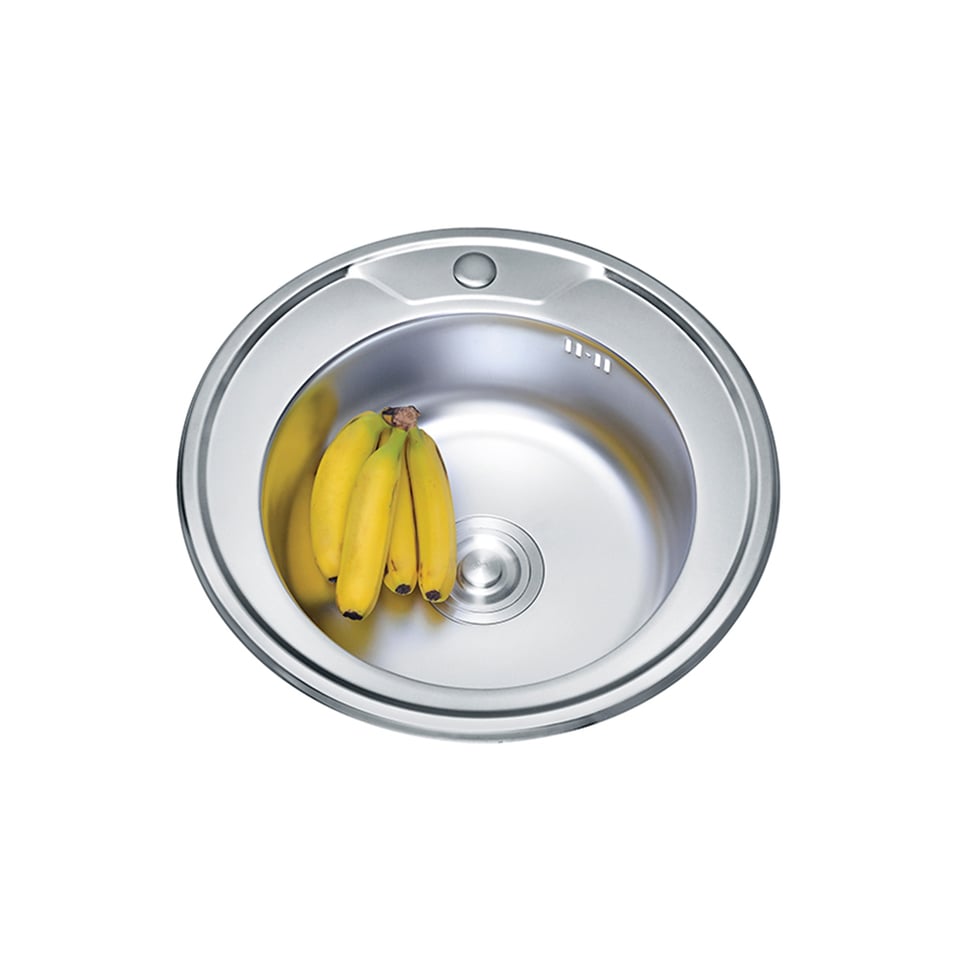 სამზარეულოს ნიჟარა+სიფონი LS -5151 - 500*500*180 (0.6MM)