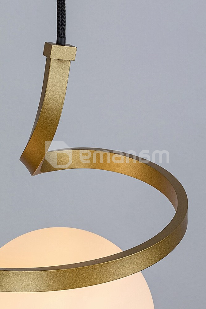 საკიდი Rabalux Sarabi 1 Е27 Ø150 IP20 72126 h1500 ოქროსფერი თეთრი