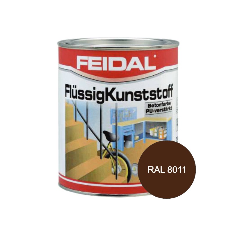 უნივერსალური საღებავი FLUSSIGKUNSTSTOFF ყავისფერი 2.5 ლ