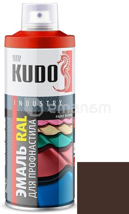 ემალი ლითონის კრამიტისთვის Kudo KU-08017R 520 მლ შოკოლადისფერ-ყავისფერი