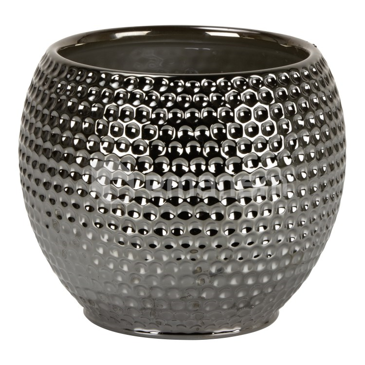 ქოთანი ყვავავილის კერამამიკული Scheurich TITANIUM SILVER15/732 UEBERTOEPFE