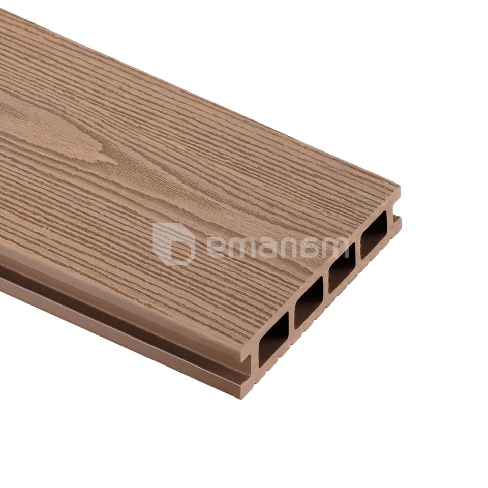 ტერასის დაფა Bergdeck S140 BB1107 Teak 140x25x2200 მმ