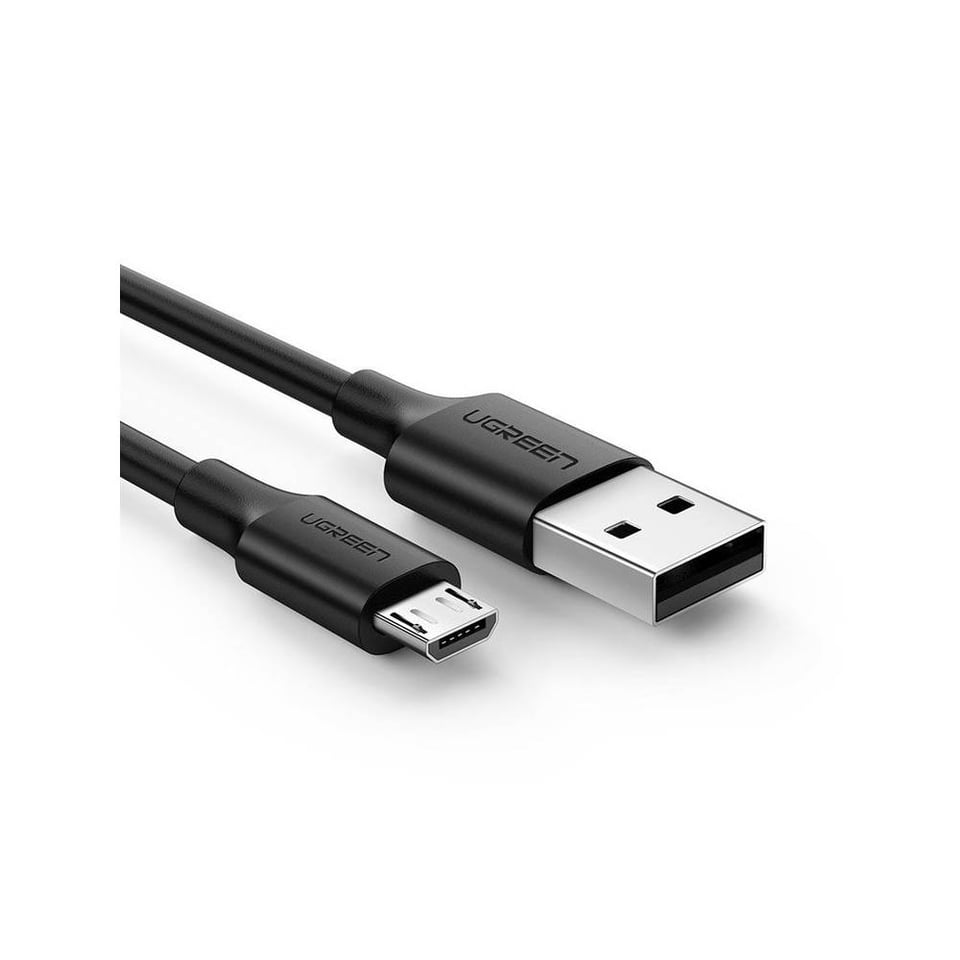 USB კაბელი UGREEN US289 (60138), USB to Micro USB, 2m, Black