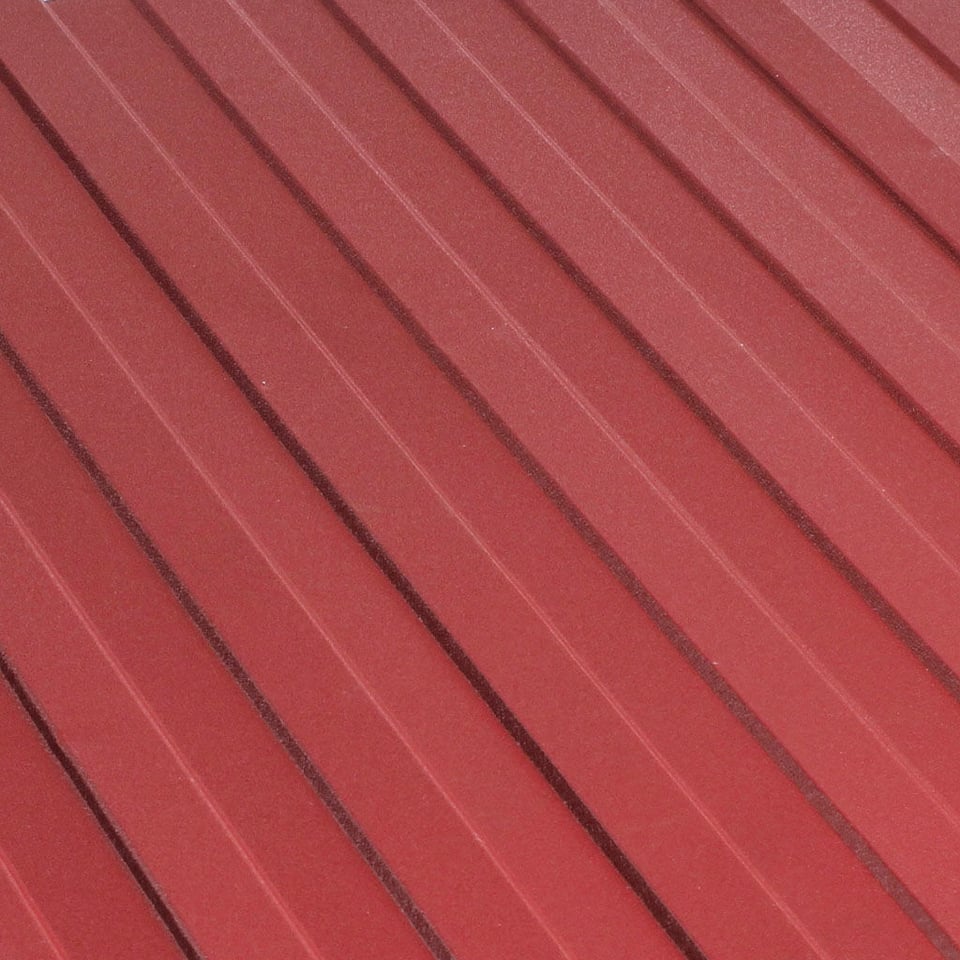 პროფილირებული ფერადი თუნუქი 0.45X1190 ხაოიანი RAL3005 NOVA