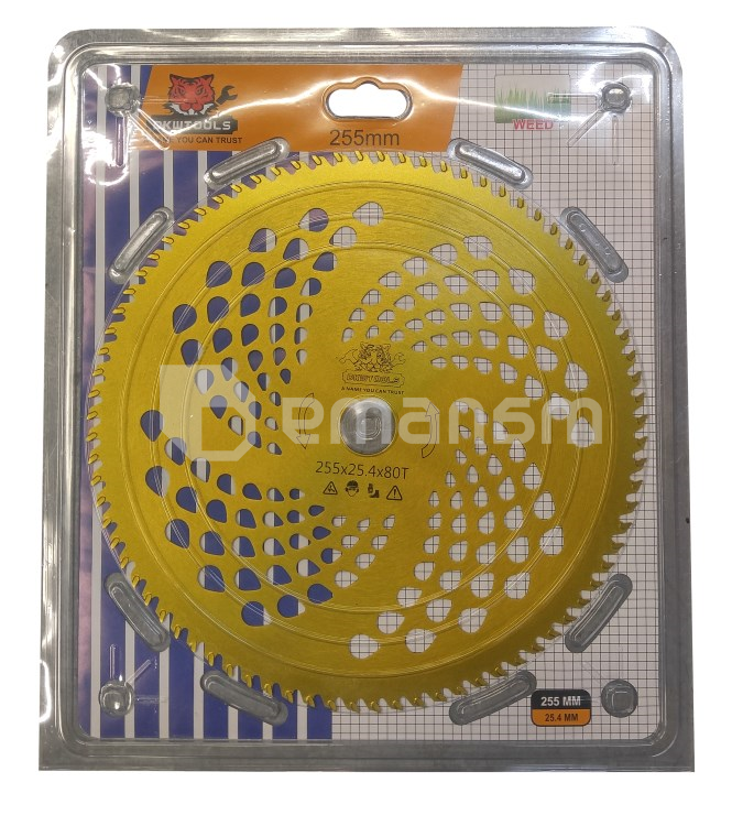 დანა მოტოცელებისთვის 255x25.4 80T