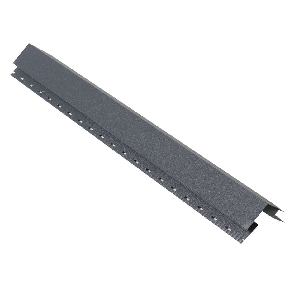 საიდინგის გარე კუთხის პროფილი  0.50X274 ხაოიანი RAL 7024 NOVA