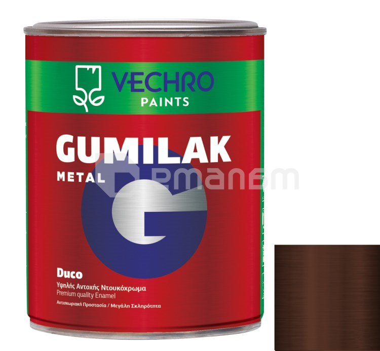 საღებავი ზეთოვანი Vechro Gumilak Metal Gloss 375 მლ melanitis