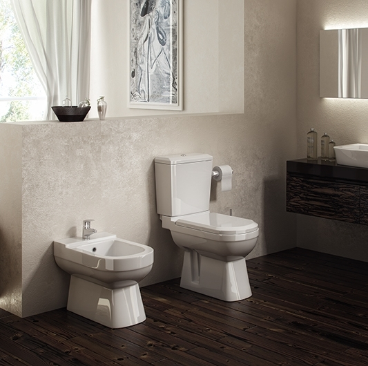 უნიტაზის კომპლექტი დომინო თეთრი