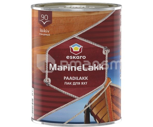 ალკიდ-ურეთანული პრიალა ლაქი Eskaro Marine Lakk 90 2.4 ლ