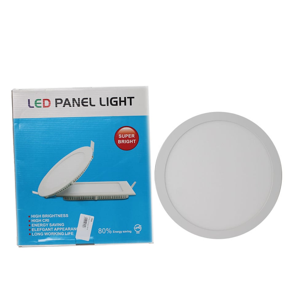 LED პანელური სანათი ყვითელი 24 ვტ NOVA-18
