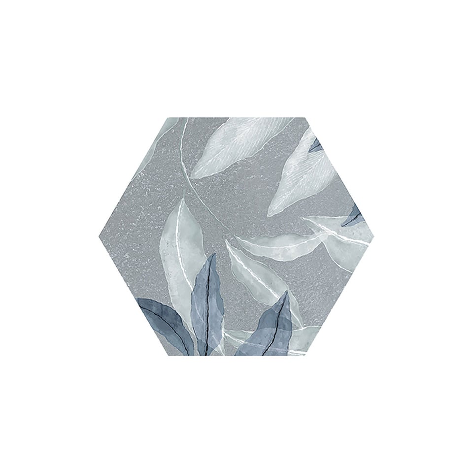 კერამოგრანიტი Hanoi Hexa Deco Blue 19.8*22.9