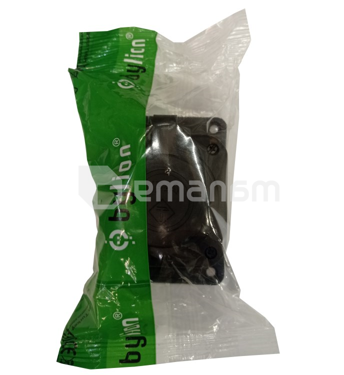 კაუჩუკის ერთგანყოფილებიანი ბუდე ByLion IP44 16A 1KMP