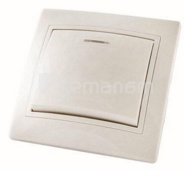 ჩამრთველ განათებით TDM 10 A 220 V