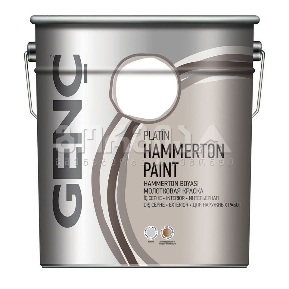 საღებავი მეტალის Hammerton 2.5ლტ-3224 (წითელი)