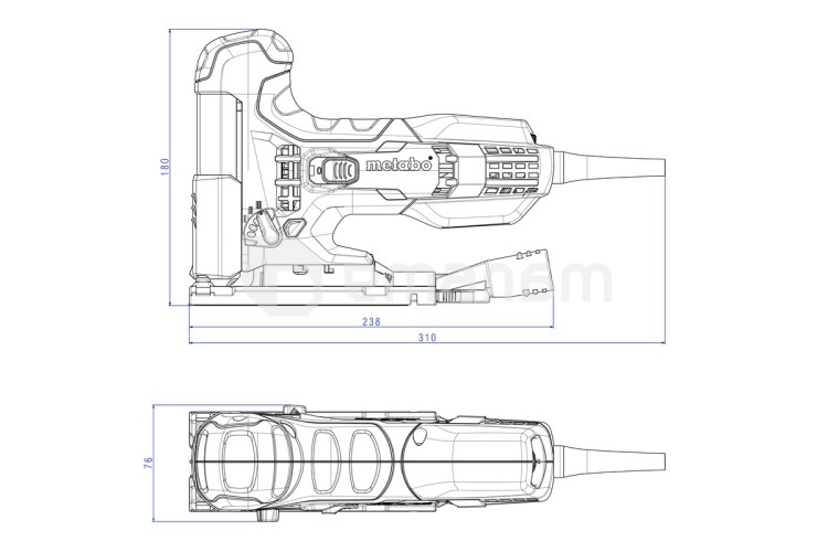 ბეწვა ხერხი Metabo STE 100 QUICK 710W (601100000)