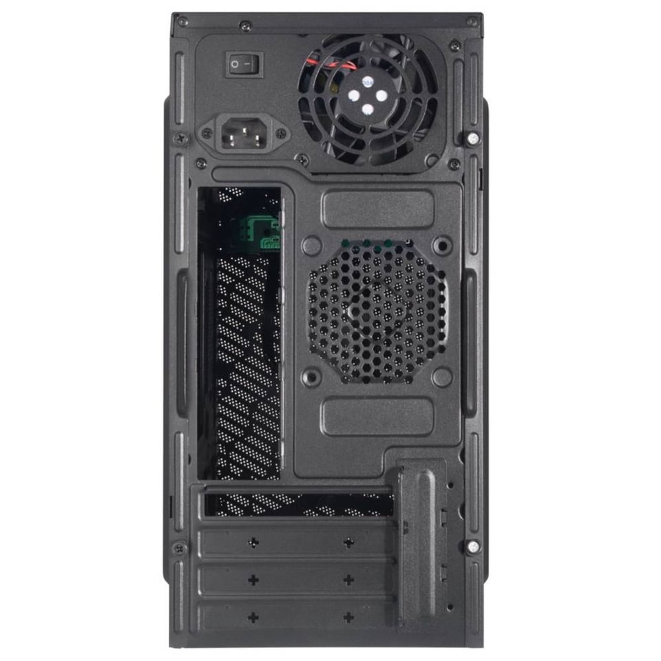 ქეისი ALLX AX-B1745 Computer Case With Power Supply 500W Micro-ATX, ITX, USB 1.1, Audio, Black