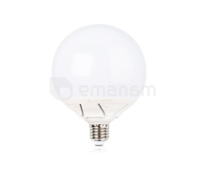 შუქდიოდური ნათურა New Light G125-AL-I 3000K 20W E27