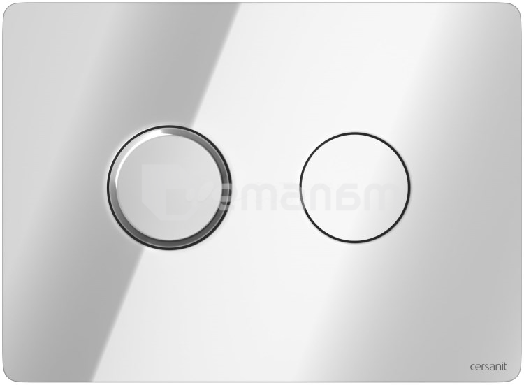 ღილაკი Cersanit Accento Circle ქრომი პრიალა