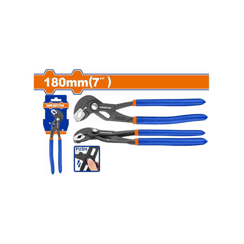 ხელით რეგულირებადი ქანჩის გასაღები 7"/ 180 მმ (WPL6707) WADFOW