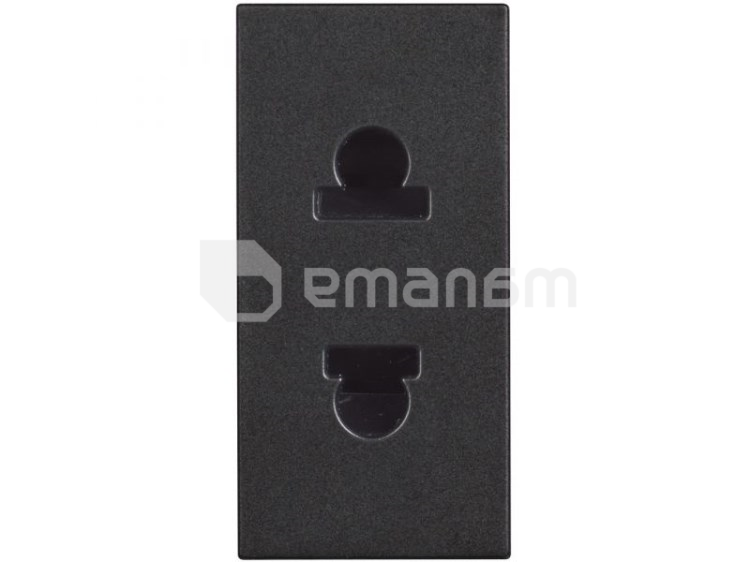 როზეტი Bticino bt-RG4125 Euro/US შავი