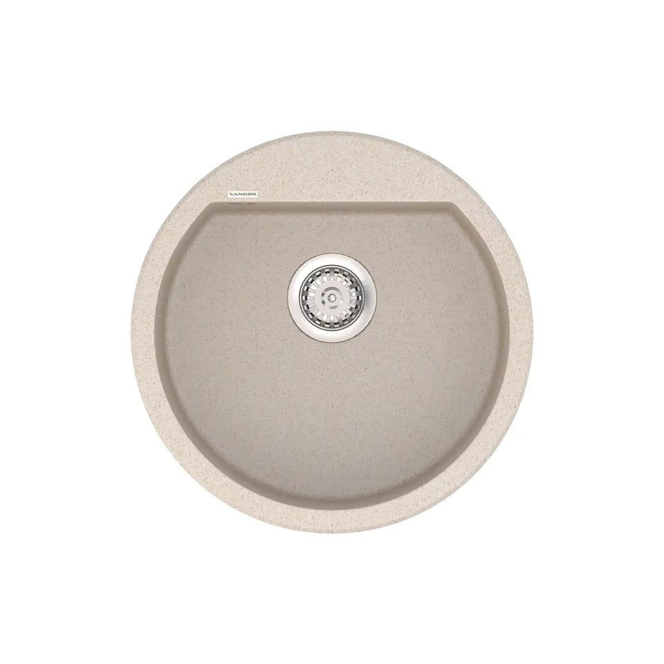 სამზარეულოს ნიჟარა კრემისფერი Vankor Tera Beige D51 TMR 01.50