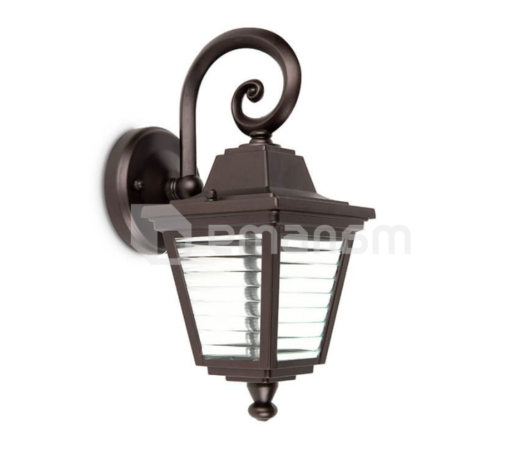 სანათი ბაღის რეტრო New Light E27 შავი 19001-WD