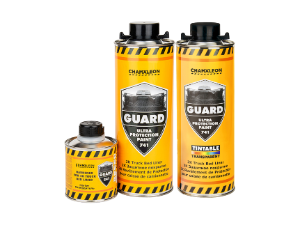 Chamaleon სატვირთო საბარგულის დამცავი ფენა (გამჭვირვალე) 0.750ml TINTABLE Guard 2K Truck Bed Liner