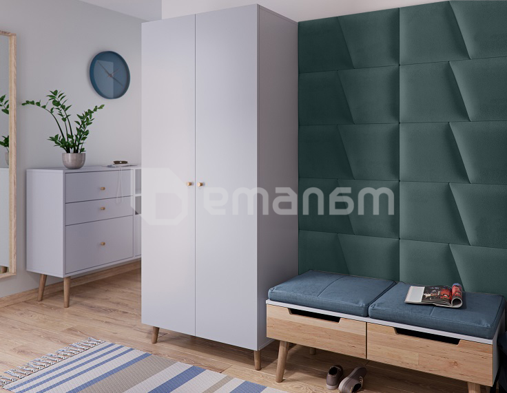 კედლის რბილი პანელი VOX Profile Geo 30x35 სმ. მწვანე