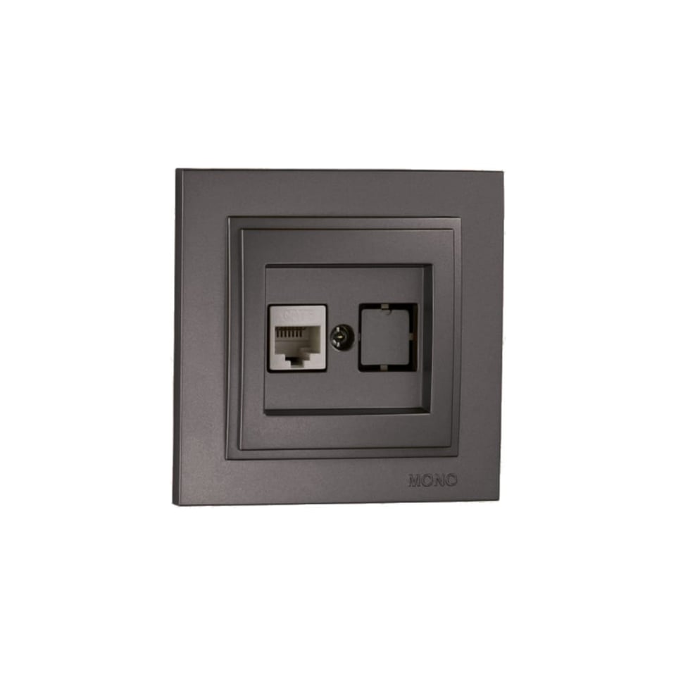როზეტი CAT6 DESPINA Black - 102-202005-125