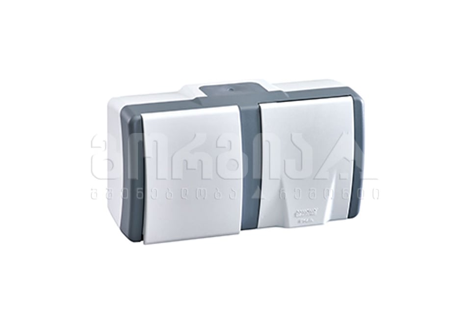 ჩამრთველი ერთიანი+როზეტი გარე IP54 OCTANS - 154-020001-185