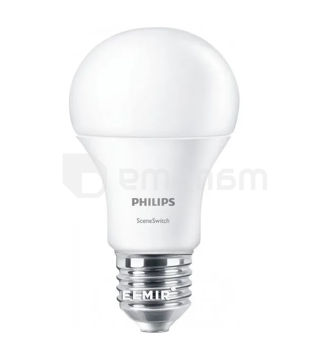 შუქდიოდური ნათურა PHILIPS A60 3000K 9W E27