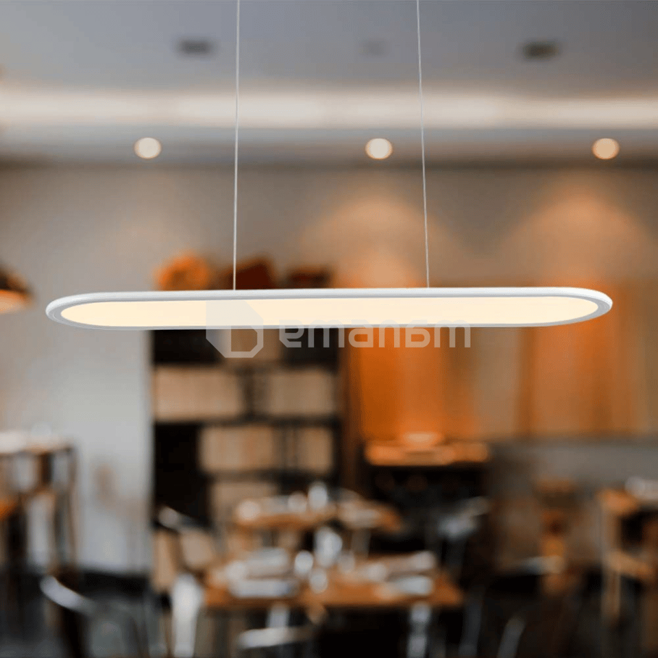 ჭაღი LED V-TAC 24W 3000K 3000Lm თეთრი ფერი 10048