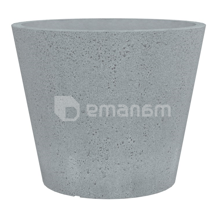 ეზოს პლასტმასის ქოთანი Scheurich 238/49 C-Cone Stony Grey 46 ლ