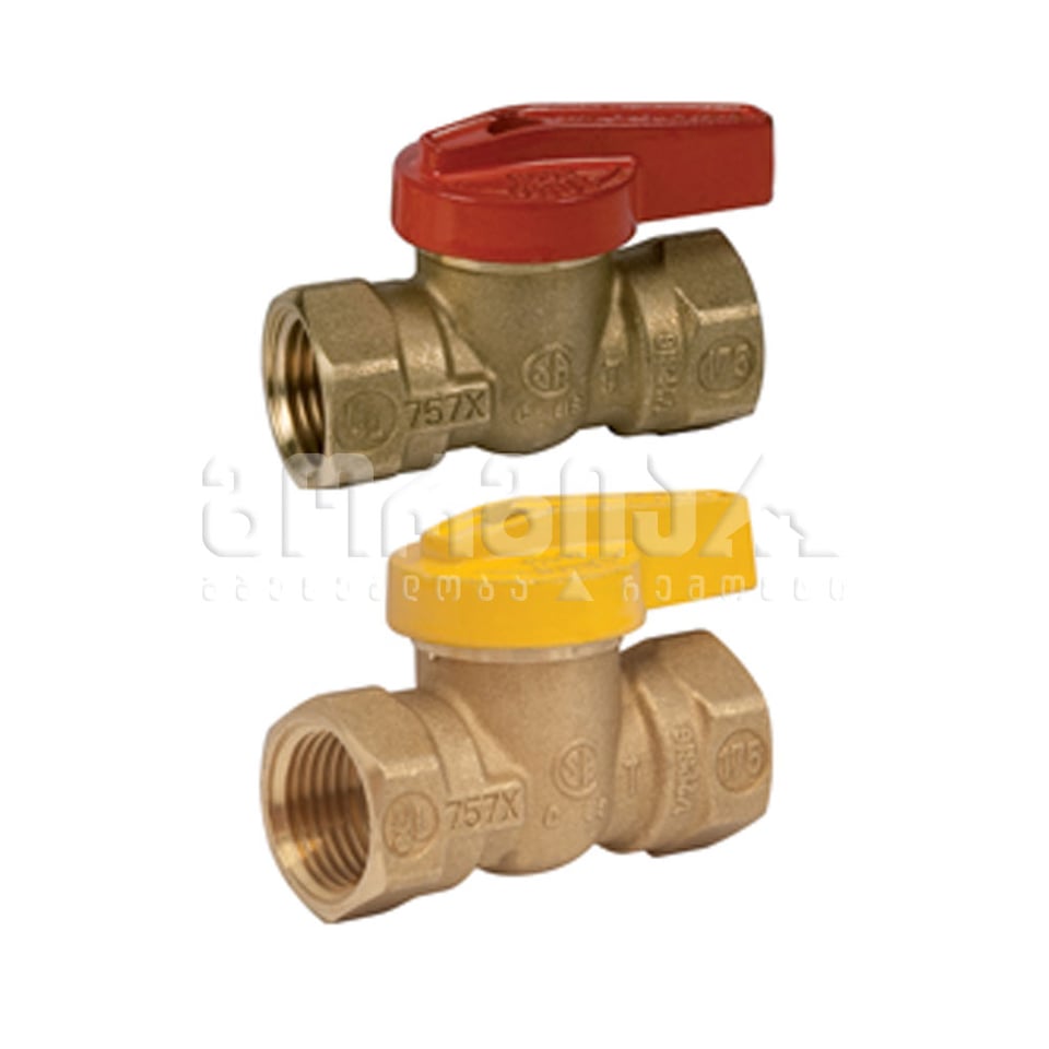 R602Y013 ბურთულა ვენტილი ყვით 1/2