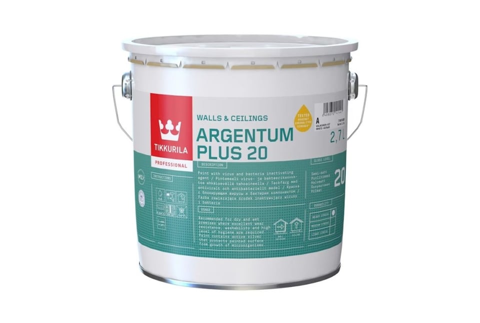 საღებავი ინტერიერის Tikkurila Argentum Plus 20 A 2,7 ლ