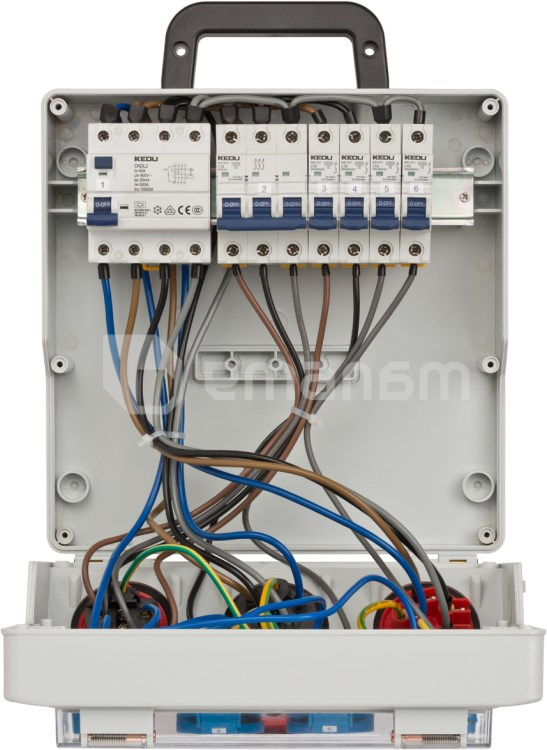 გამანაწილებელი Brennenstuhl 5 230 400V 16 32A 30Ma LS IP44