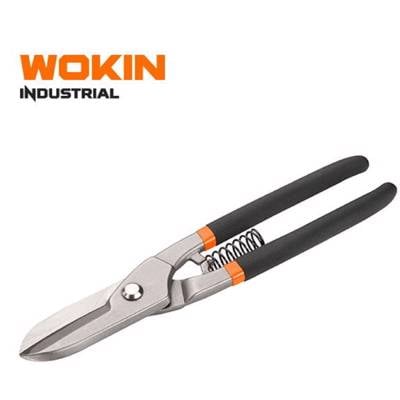 მეტალის საჭრელი მაკრატელი Wokin 303010, 10\"/250mm, Tinman’s Snips, Black