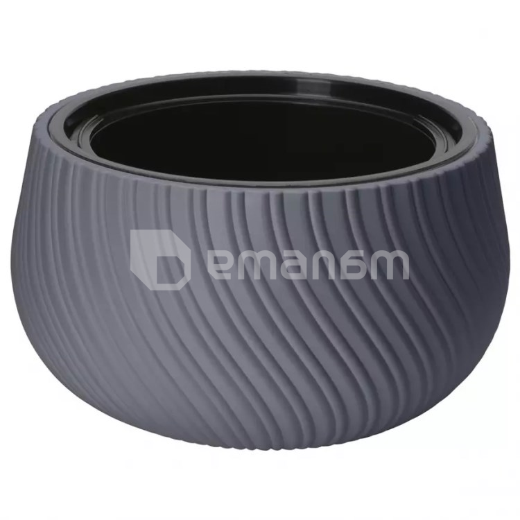 ქოთანი ყვავილის FORM PLASTIC Mika anthracite 12,9 ლ