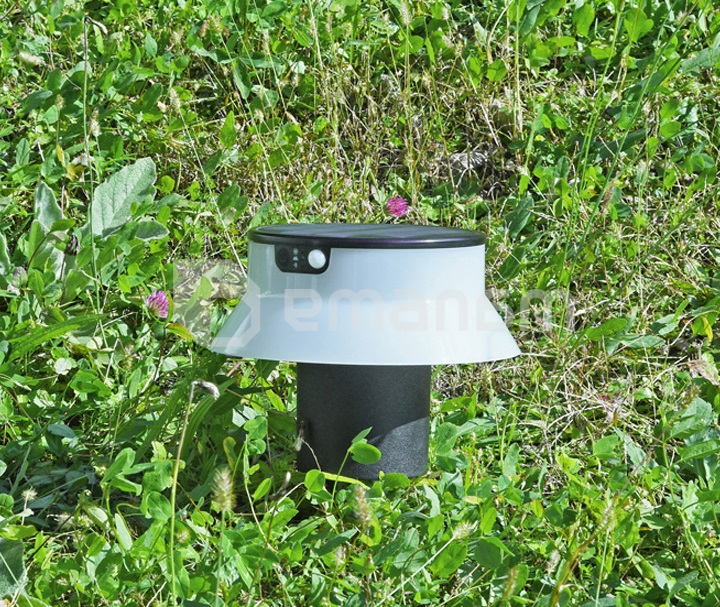 სანათი ბაღის მზის პანელით და სენსორით Fumagalli Felice 200 Spike 2W