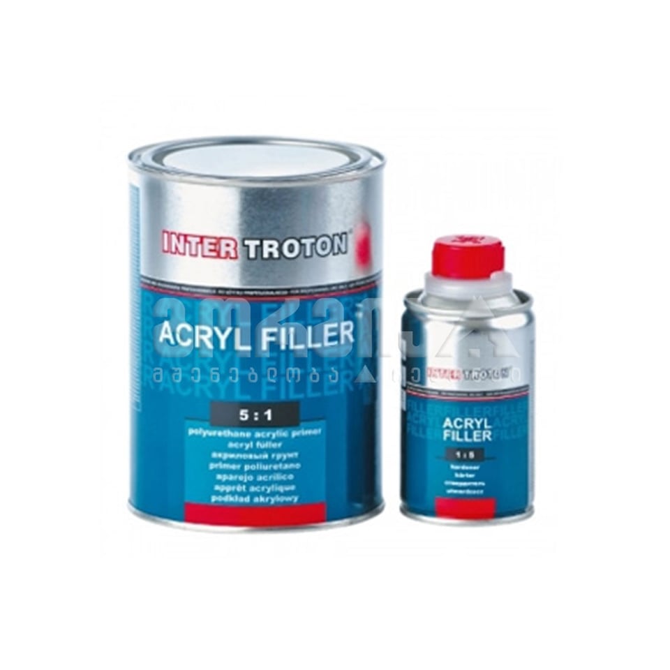 გრუნტი აკრილის, HS 5:1ნაცრისფერი 0,8:0,16ლტ - Troton