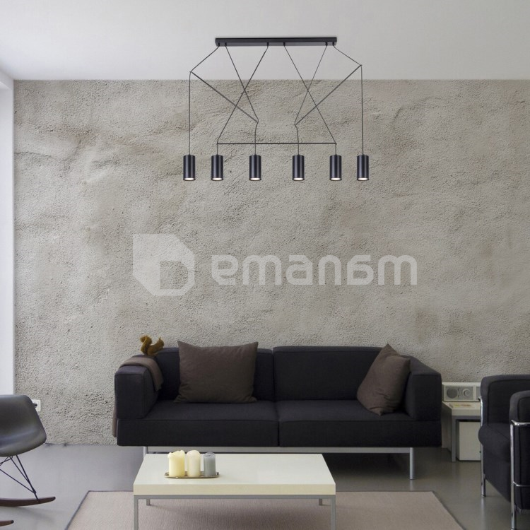 ჭაღი Rabalux Aslaug 6 72018 GU10 6x MAX 50W L1170 Ø65 H850მმ