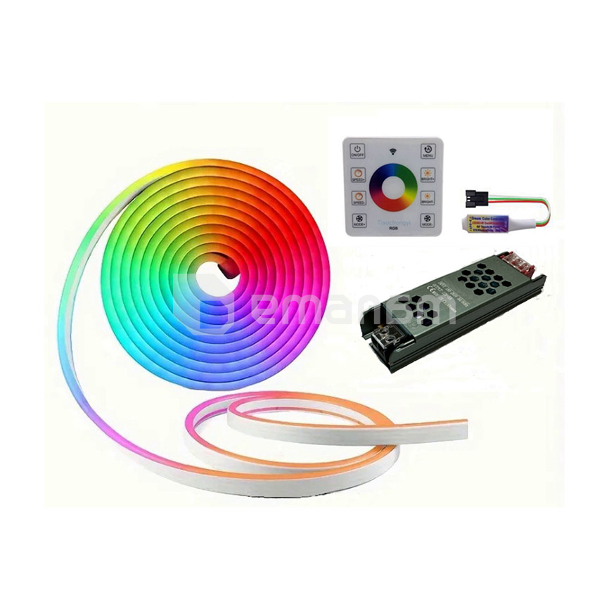 ლენტი Guoye DOM LED-120 5მ 100W 24V RGB RW IP30