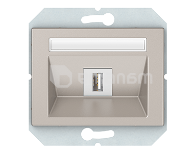 როზეტი Vilma Express XP 500 USB ww 1 განყოფილებიანი შამპანი
