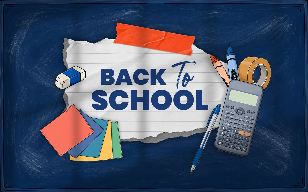 Back to School - მოემზადე ახალი სასწავლო წლისთვის