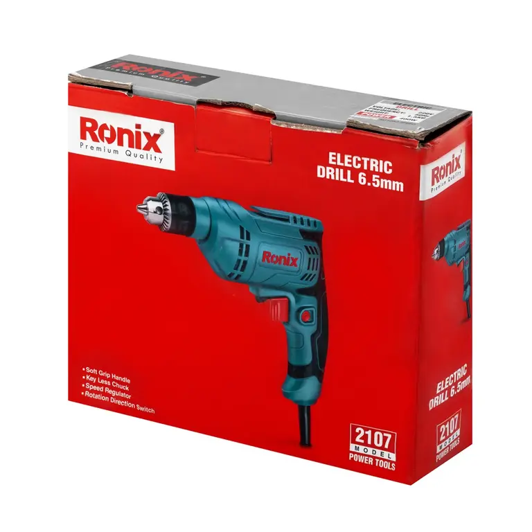 ელექტრო ბურღი-სახრახნისი Ronix-2107 400w