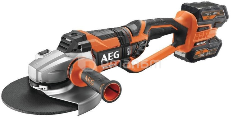 სახეხი მანქანა აკუმულატორის AEG BEWS18-230BL 18V