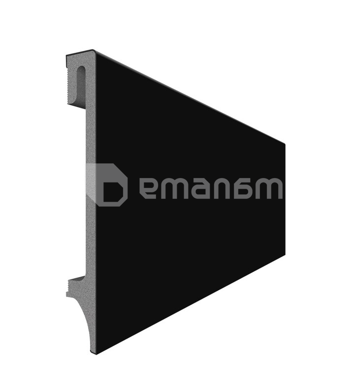 პლინტუსი VOX Profile Espumo ESP506 2400x120x16 მმ შავი