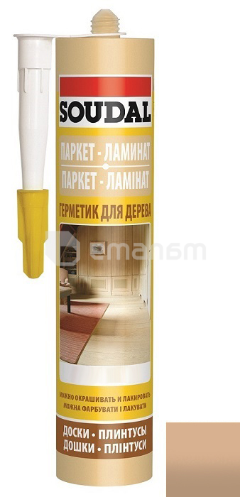ჰერმეტიკი პარკეტის Soudal 300 მლ ფიჭვი